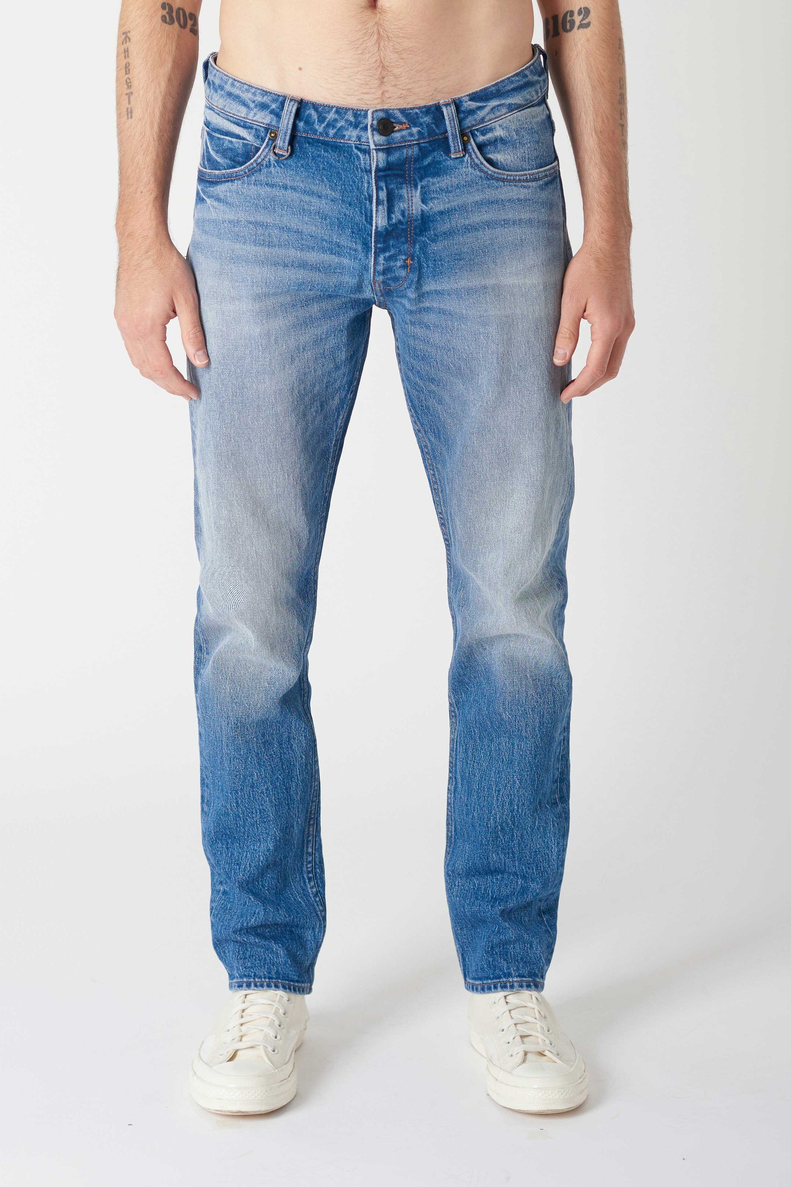 Lou Slim - Model Neuw mid darkblue mens-jeans 