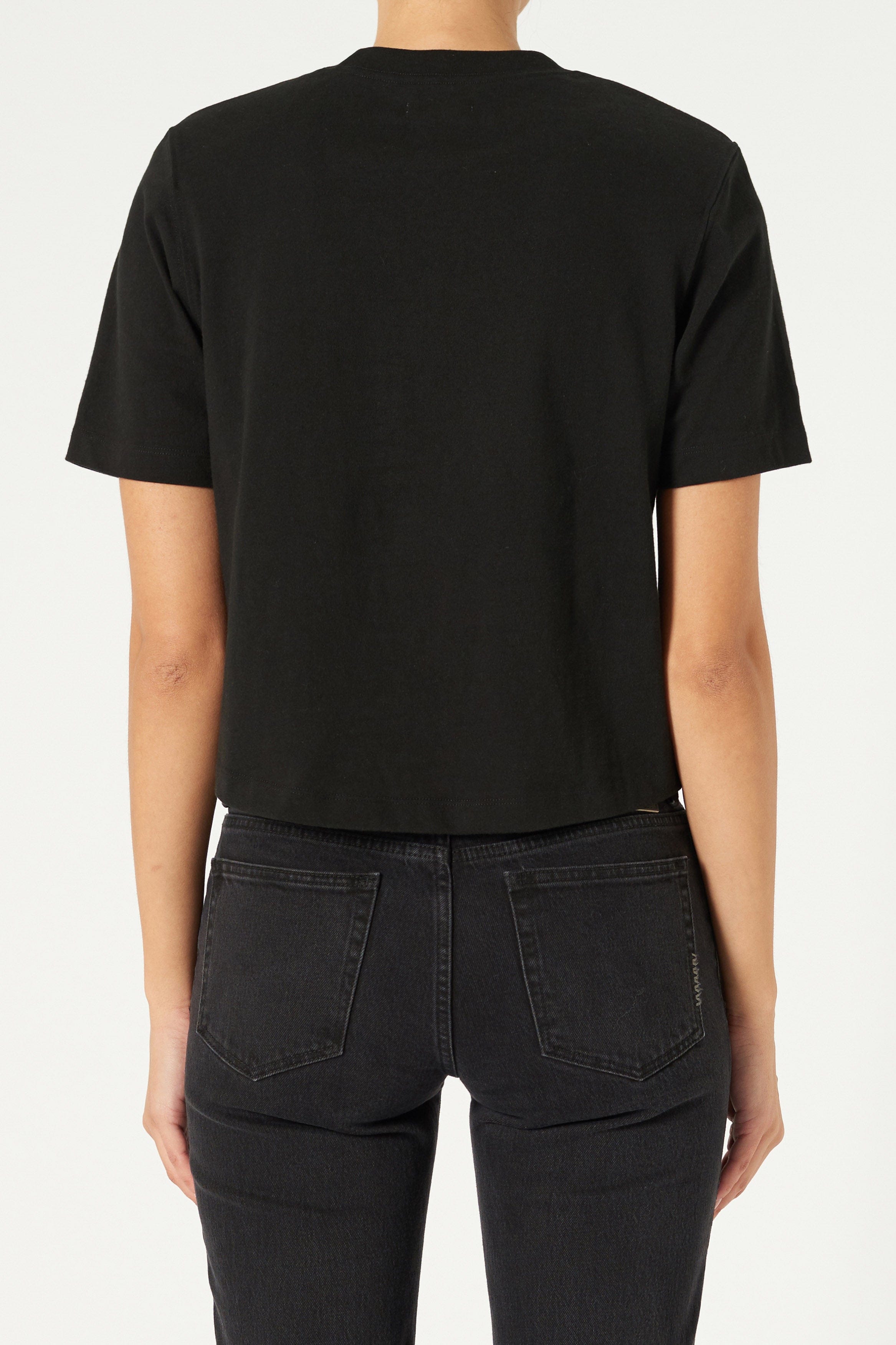 Sia Tee - Black Neuw straight black womens-blouse 