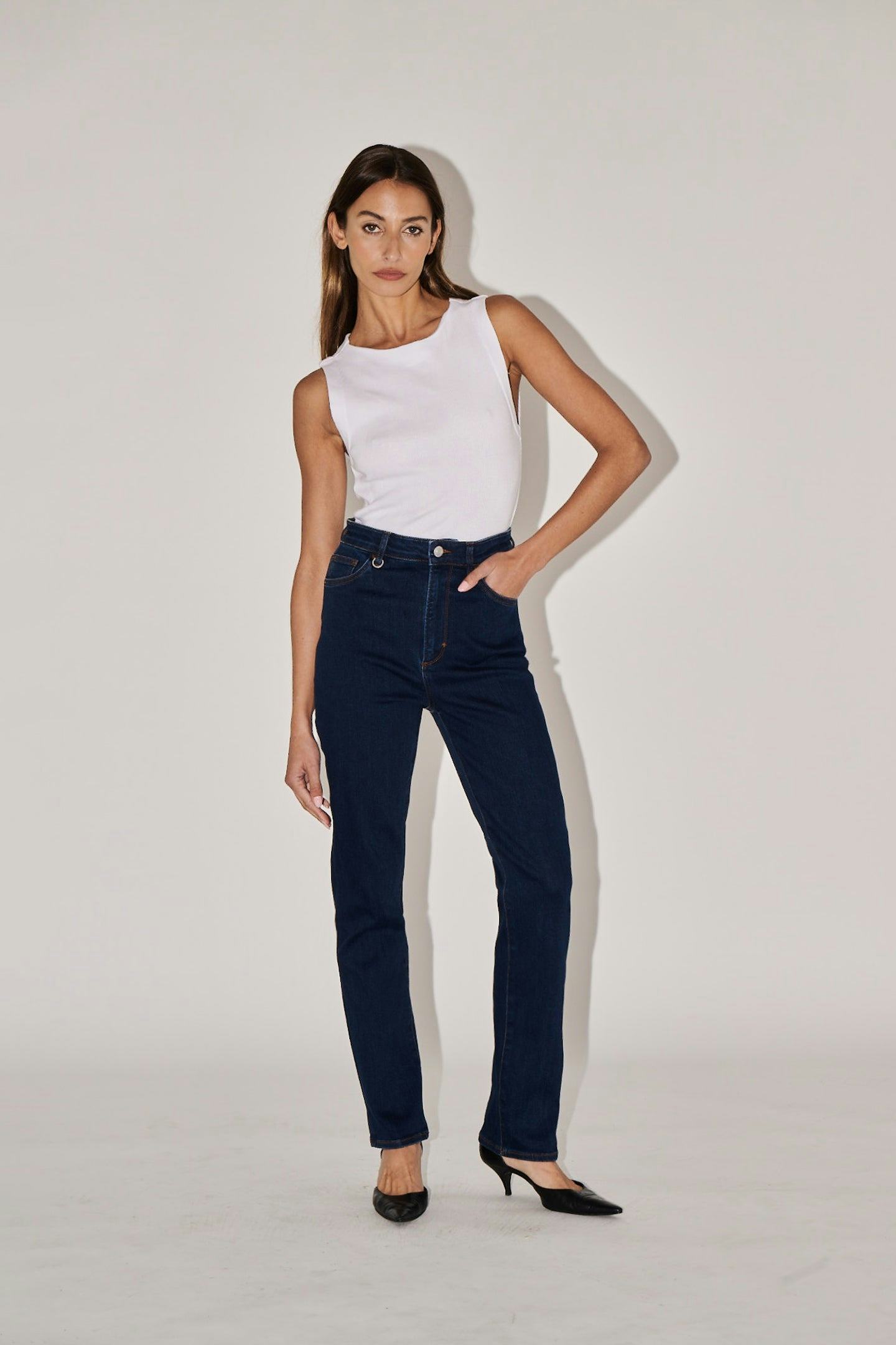 Kate Straight Premium Stretch - Venice Neuw dark darkblue womens-jeans 