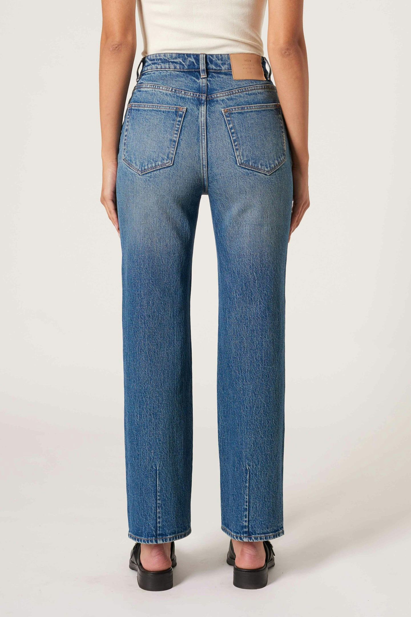 Nico Straight - Classic Neuw mid grey womens-jeans 